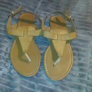 Authentic leather sandals